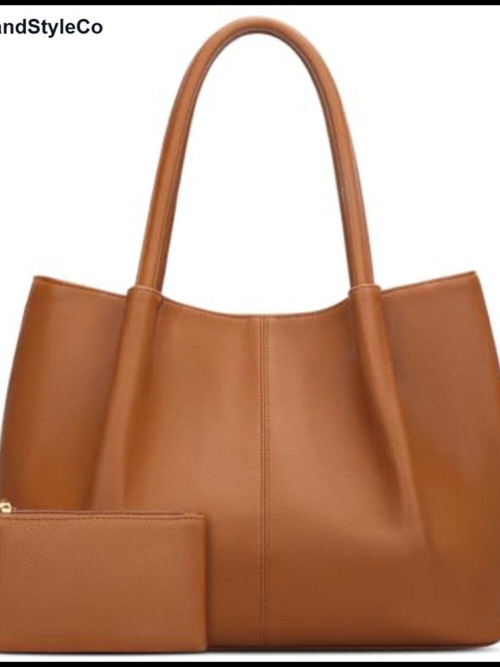 Vegan Leather Large Tote Bag for Women